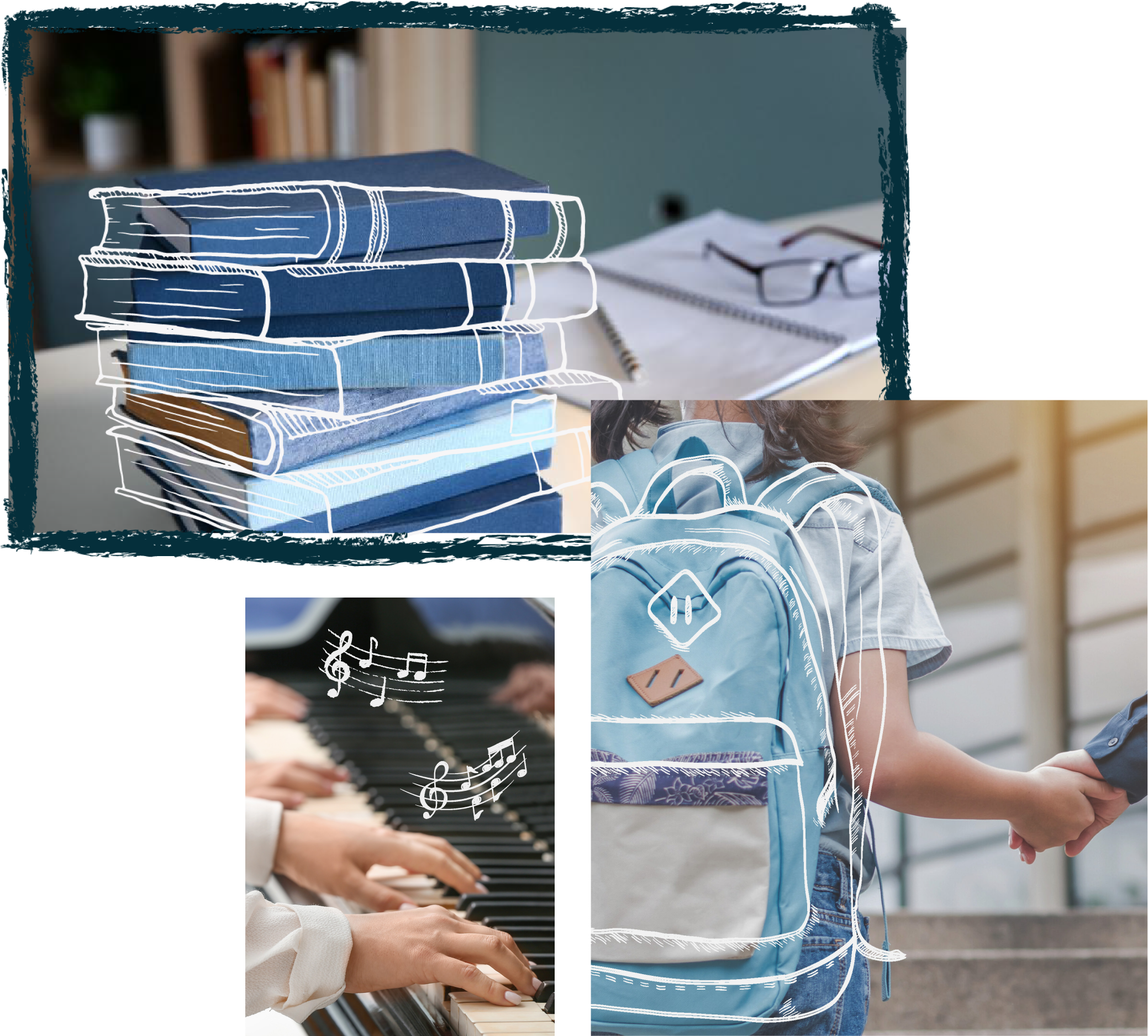 Personalized path collage